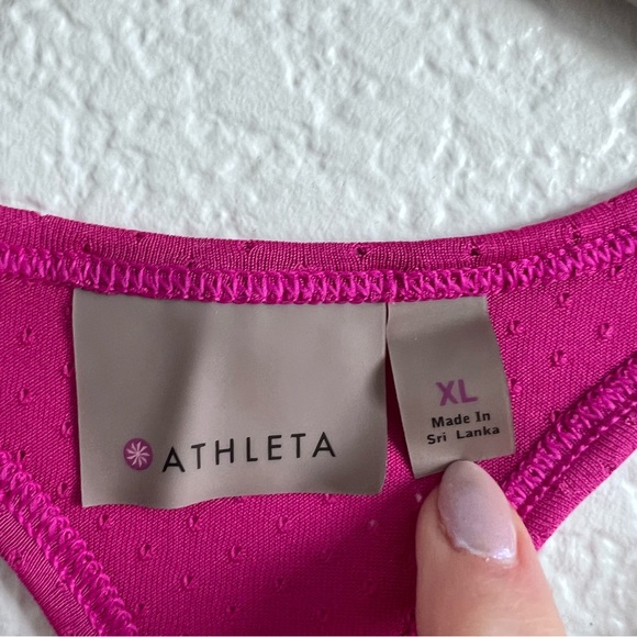 Athleta Racer Back Tank Top | Magenta | Size XL | - Picture 6 of 6